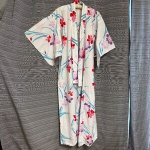 Traditional Women’s Floral Cotton Kimono Large